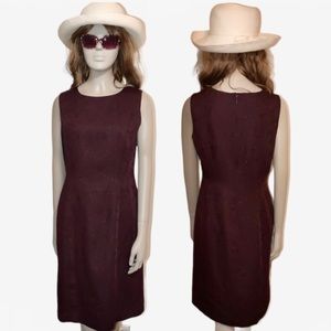 4/$20 • CASUAL CORNER • Dark Purple Sleeveless Springtime Dress